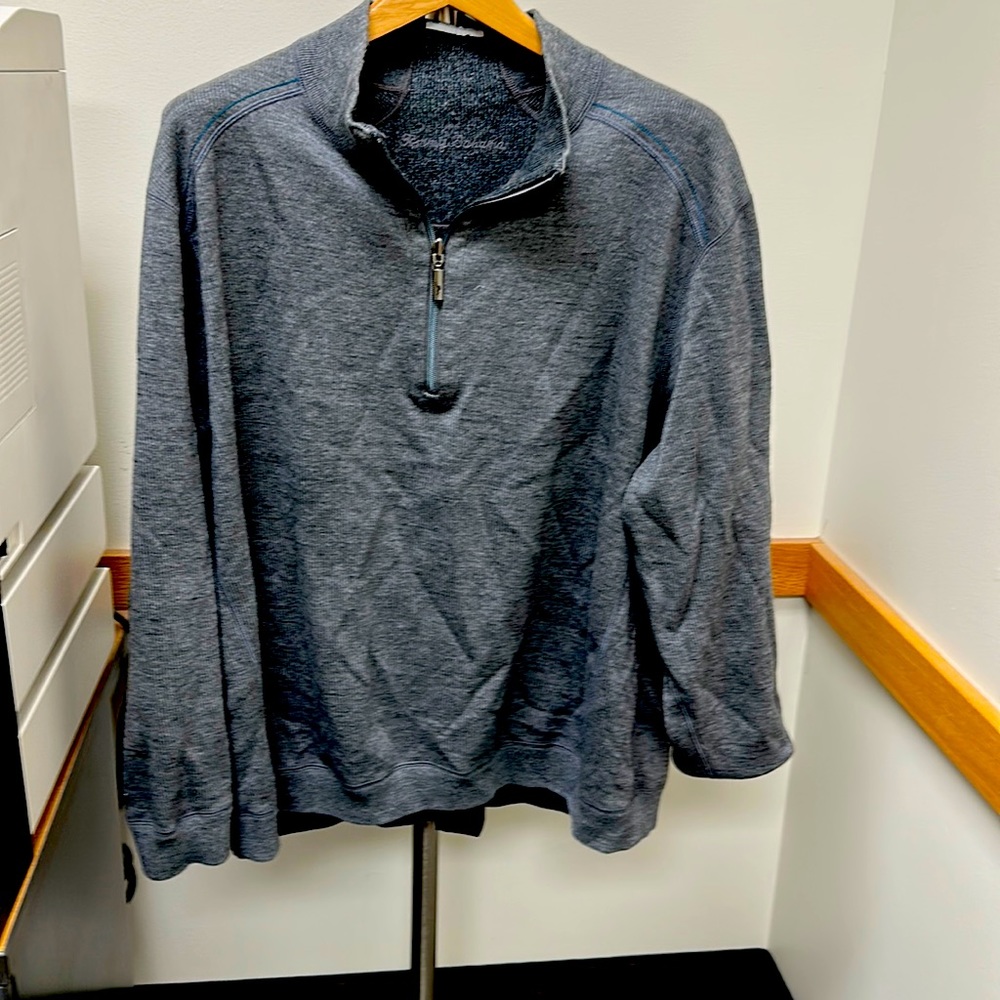 Tommy Bahama 1/4 zip sweater XXL